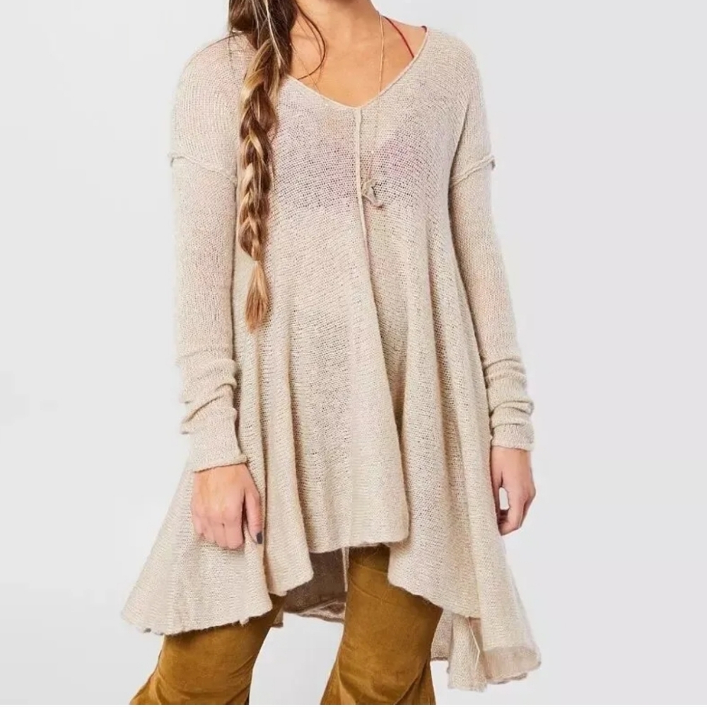 Free People Dancing in the Forest Wool Blend Sweater Sz. S